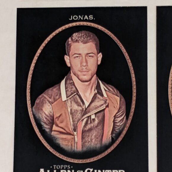 NICK JONAS Brothers 2017 Topps Allen & Ginter X Black Border Parallel #214 Cards - Picture 4 of 12